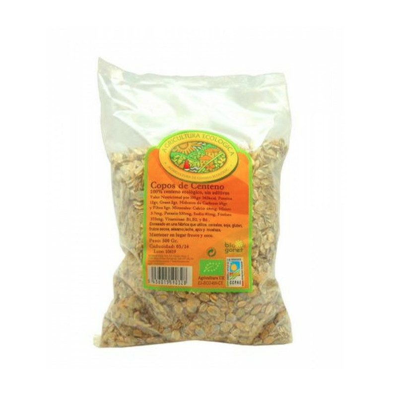 Copos de Centeno Ecológicos 500 gr Bionsan