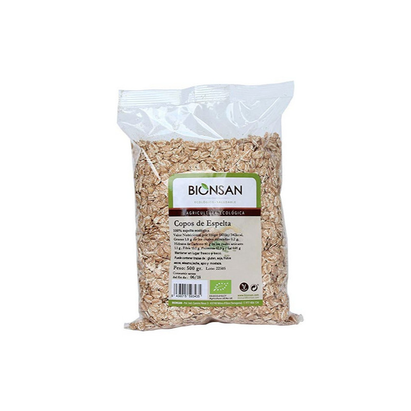 Copos de Espelta Ecológicos 500 gr Bionsan