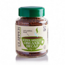 Cafe Soluble Descafeinado Arabica Bio 100 gr Clipper