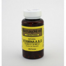 Vitamina A + D3 250 Perlas Naturemost