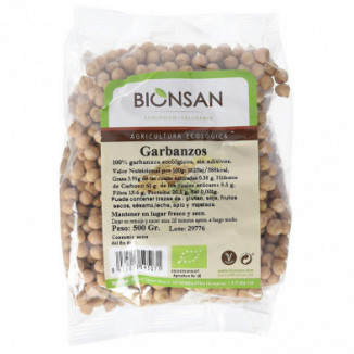 Garbanzos Ecológicos 500 gr Bionsan