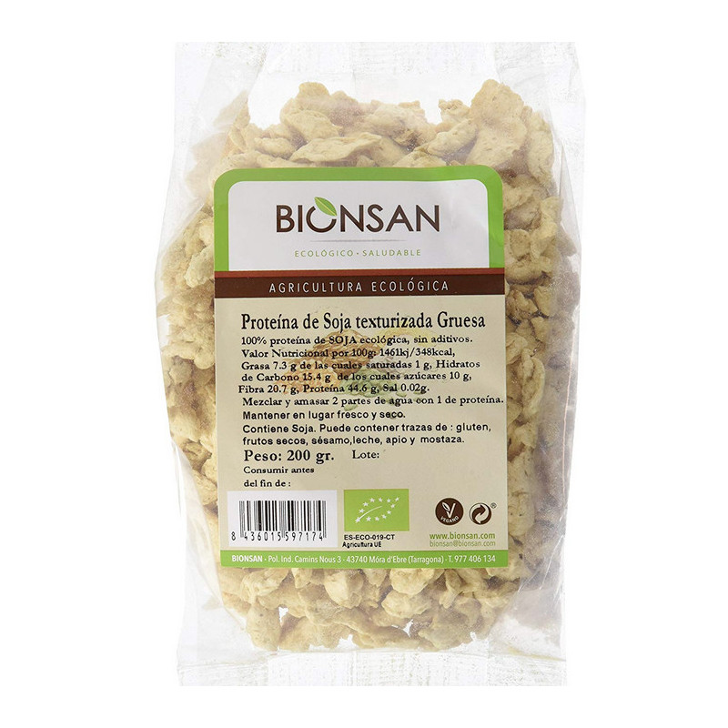 Proteina de Soja Texturizada Fina 200 gr Bionsan