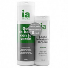 Pack Gel de Té Verde 750ml + Leche Hidratante 400ml Interapothek