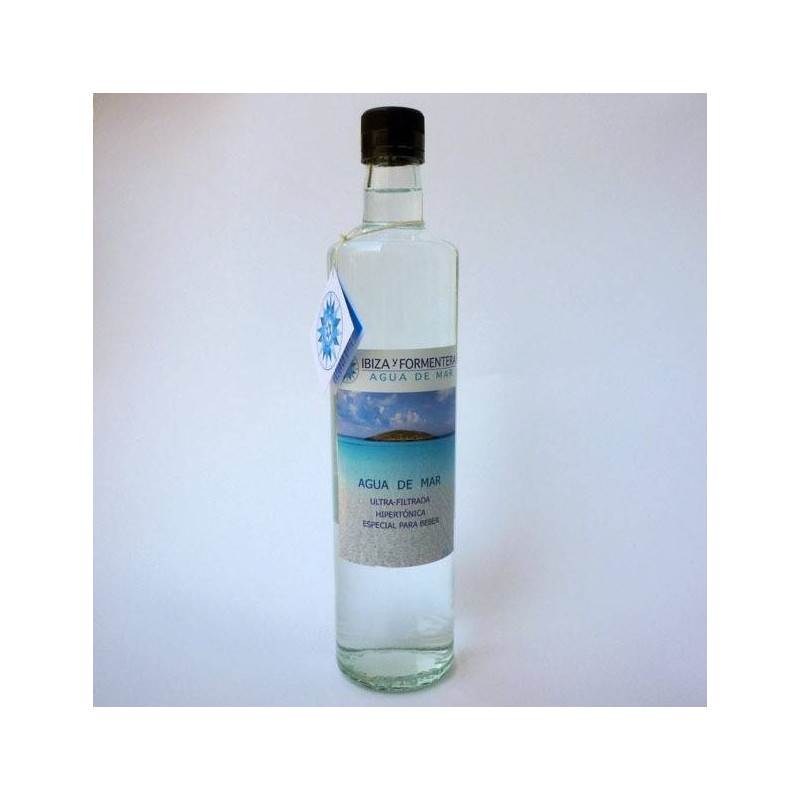 Agua De Mar 750 ml Hipertonica Ibiza Y Formentera Agua De Mar