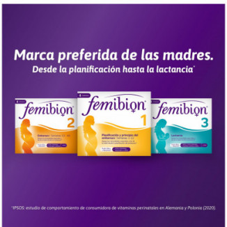 Femibion 2 Multivitaminas Mujer Embarazo Con Ácido Fólico 28 Comprimidos + 28 Cápsulas