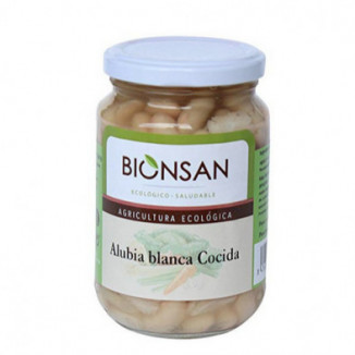 Alubia Blancas Cocidas 220 gr Bionsan