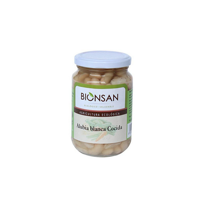 Alubia Blancas Cocidas 220 gr Bionsan