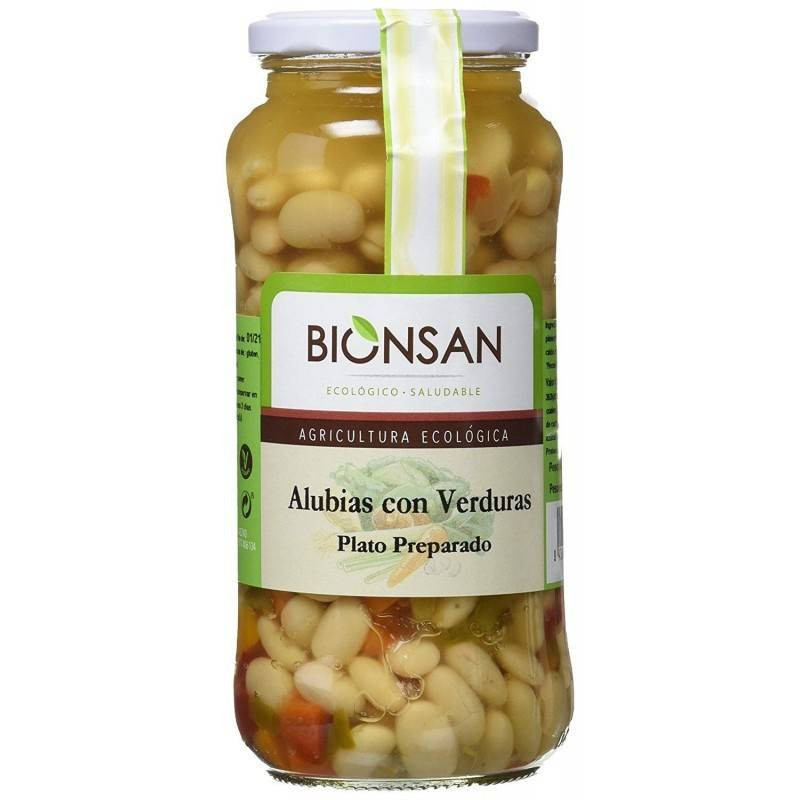 Alubias con Verduras 540 gr Bionsan