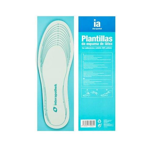 Plantilla Espuma Latex Interapothek