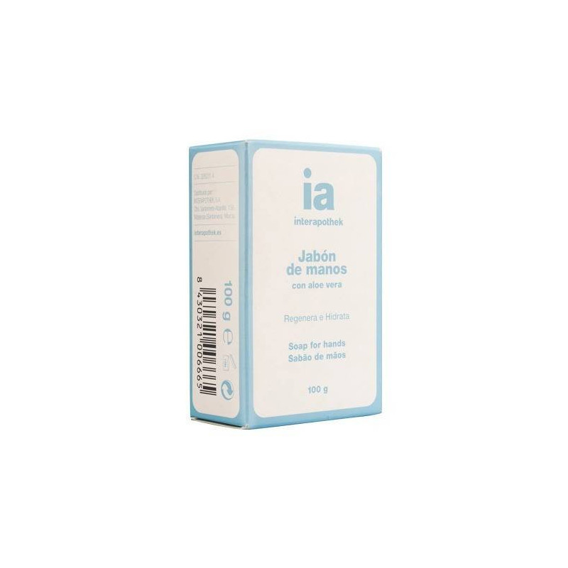 Jabon de Manos Pastilla Aloe  Vera 100 gr Interapothek