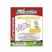 Caramelos Sin Azucar de Malvavisco 70 gr Silvestre