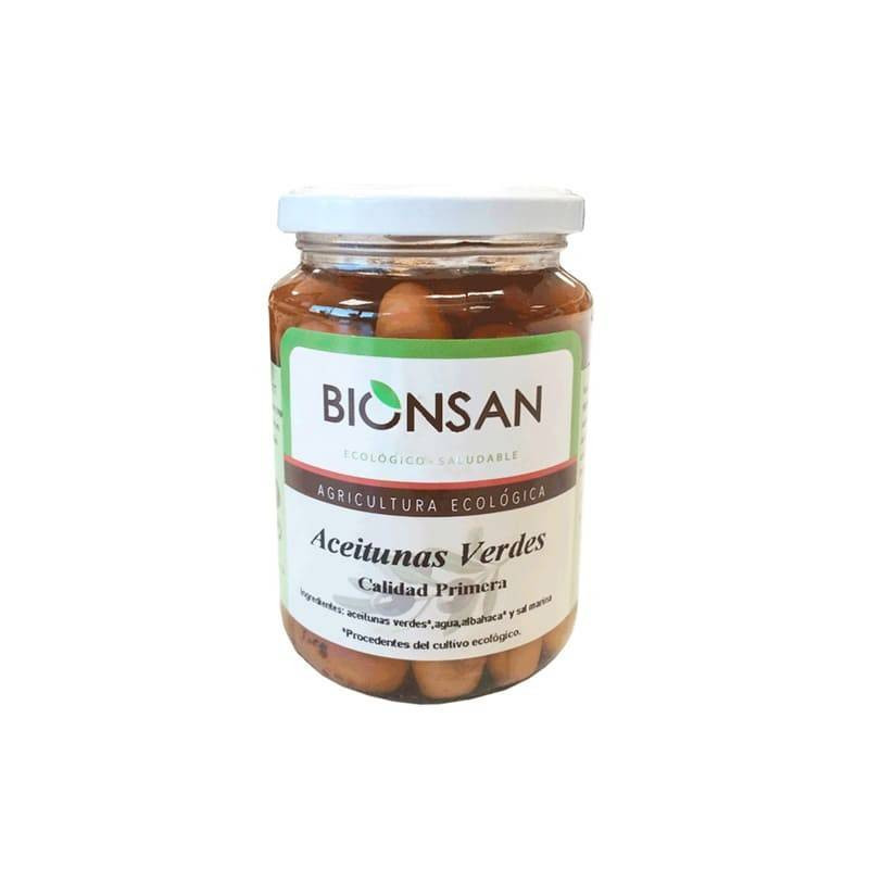 Aceitunas Verdes 200 gr Bionsan