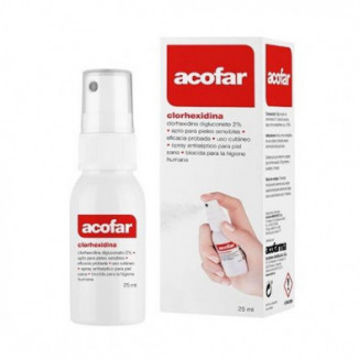 Clorhexidina Spray Para Desinfectar Heridas 2% 25 ml Acofar