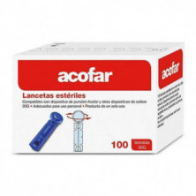 Lancetas Esteriles 100 Unidades Acofar