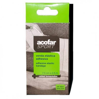 Acofarsport Vendas Elasticas Adhesivas 7,5 cm x 2,5 m Acofar