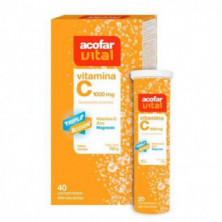 Acofarvital Vitamina C 1000 mg 40 Comprimidos Efervescente Acofar