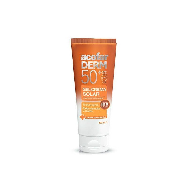 Acofarderm Gel Crema Solar FPS50+ 100 ml Acofar