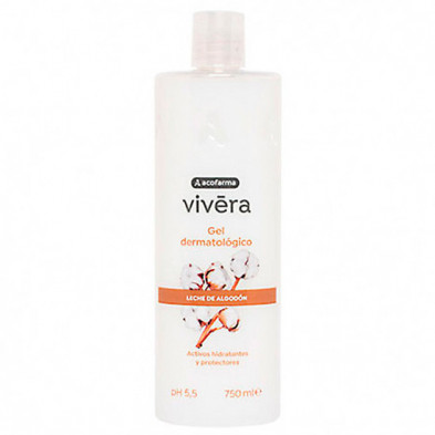 Acofarderm Vivera Gel Leche Algodón 750 ml Acofar