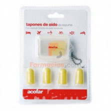 Tapones de Oido Espuma 6 Unidades Acofar