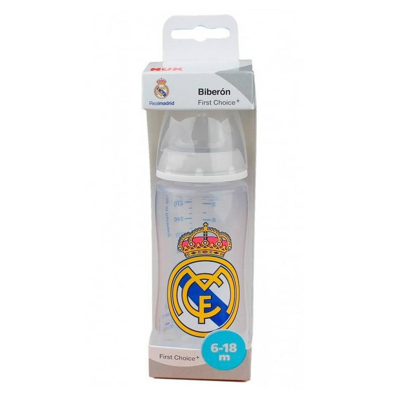 Biberon Real Madrid Silicona 6-18 Meses 300 ml Nuk