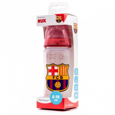 Biberon FC Barcelona Silicona 6-18 Meses 300 ml Nuk