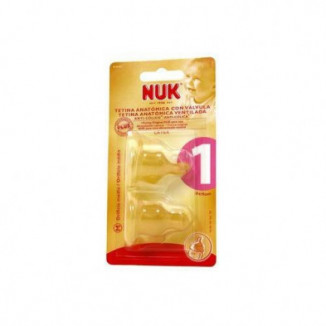 Tetina Latex Leche T-1 2 Unidades Nuk