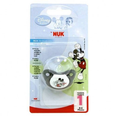 Chupete Nukete T1 Silicona Mickey Nuk