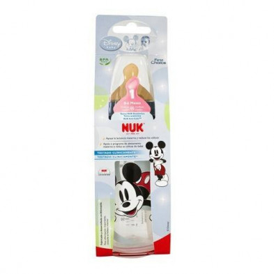 Biberon First Choice 300 ml Latex 1 Mes Mickey Nuk