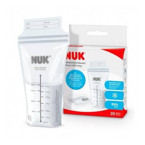 Bolsas De Leche Materna 25 Unidades Nuk