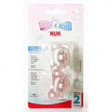 Chupete Nukete T2 Silicona Rose 2 Unidades Nuk