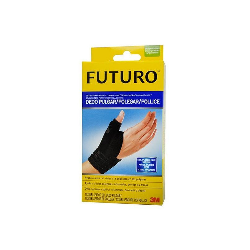 Muñequera Estabilizador de Pulgar Negra Talla S/M Futuro