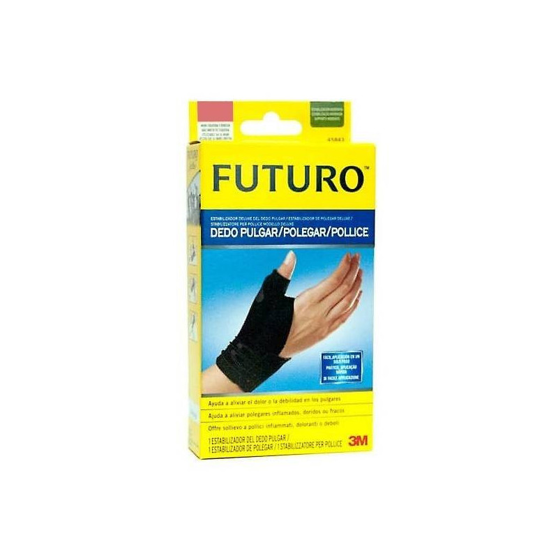 Muñequera Estabilizador de Pulgar Negra Talla L/XL Futuro