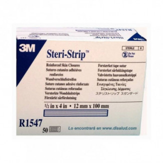 Sutura Steri-strip 12 x 100 mm 6 Tiras 3M