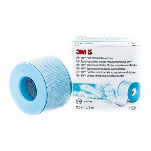 3m Esparadrapo Hipoaler Silicona 2,5x5c