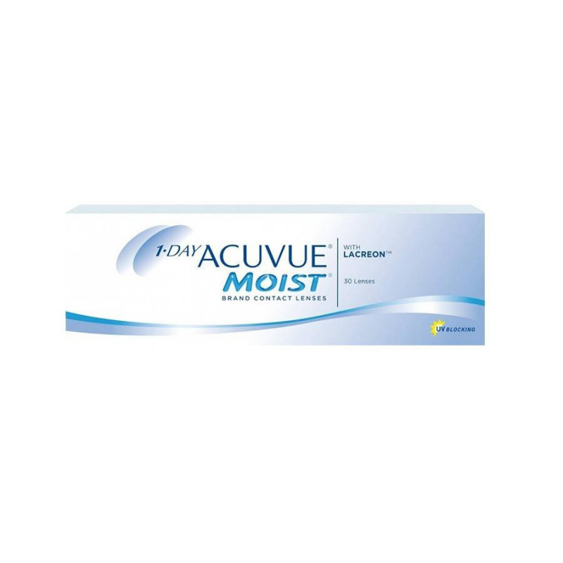 Lentes Acuvue Day Moist -1.25 9.0 30 Unidades Acuvue