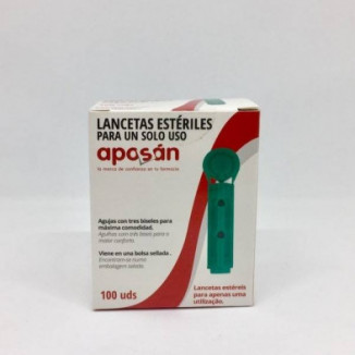 Lanceta Glucometro  100 Unidades Aposan