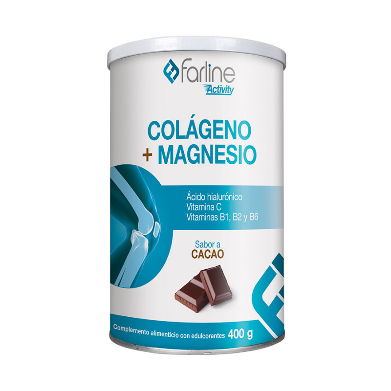 Colageno+Magnesio en Cacao 400 gr Farline