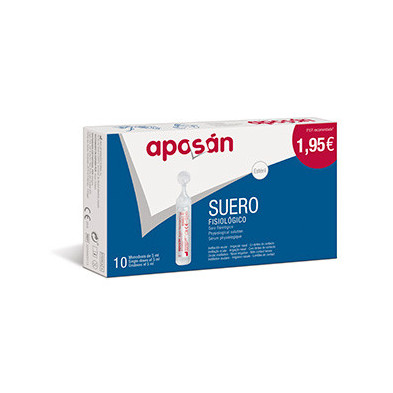 Suero Fisiologico 5 ml x 10 Unidades Aposan