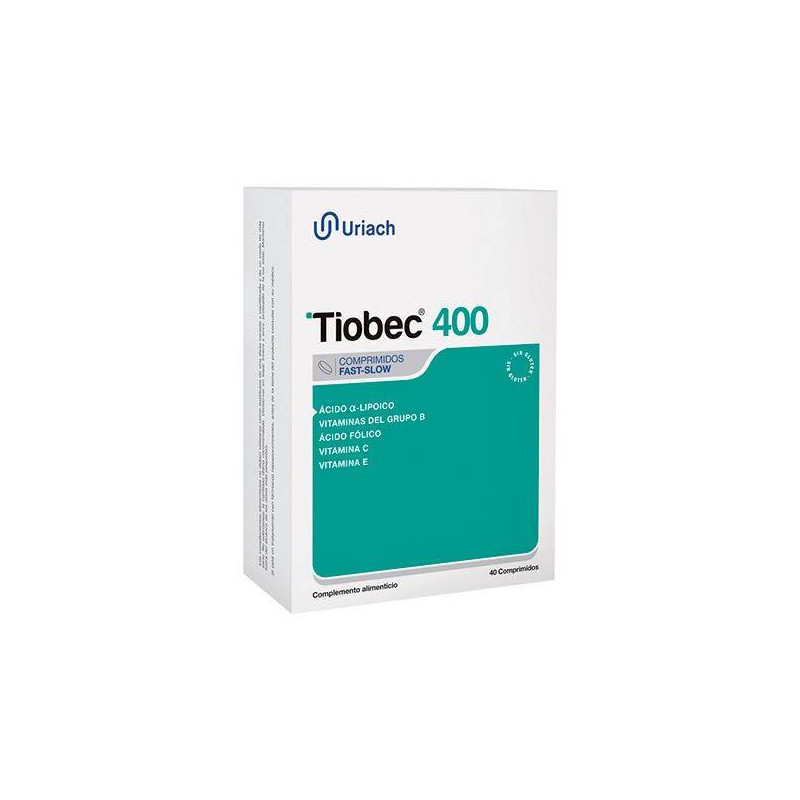 Tiobec 400 40 Comprimidos Uriach