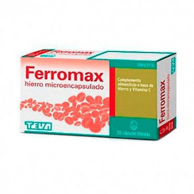 Ferromax Hierro Microencapsulasdo 30 Cápsulas Teva