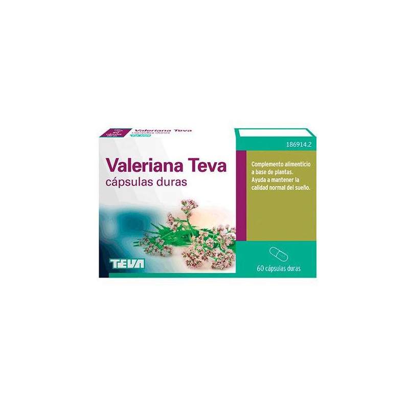 Valeriana Teva 200 mg 60 Cápsulas Duras