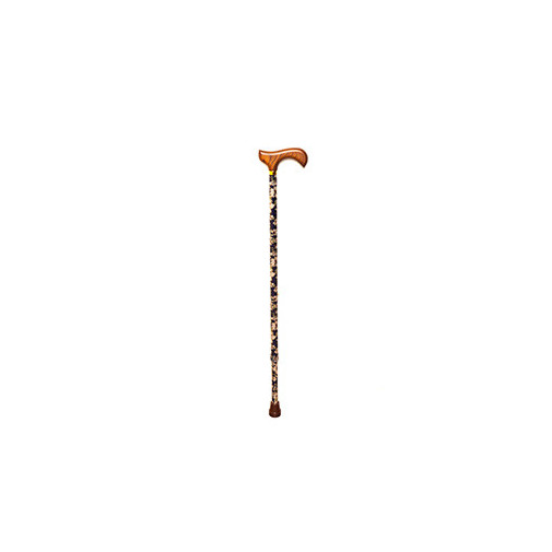 Muletilla Aluminio Extensible Estampado Flor Azul/blanco Prim
