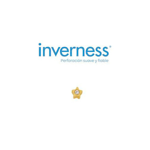 Pendiente Hipoalergénico Inverness Estrella Dorada Natural 3 Mm Prim