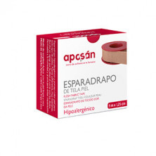 Aposan Esparadrapo de Tela de piel 5 X 1,25 Aposan