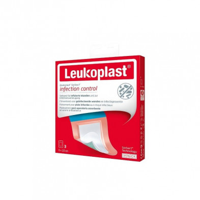 Leukomed Sorbact 8cm X 10 cm 3 unidades Leukoplast