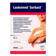 Leukomed Sorbact Apositos Adhesivos 8 X15 cm 3 Unidades Bsn Medical