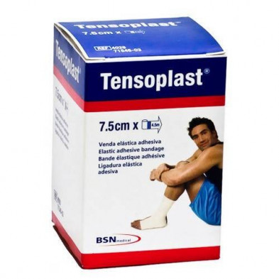 TensoPlast Venda Elástica Adhesiva 7,5 cm x 4,5 m 1 Unidad Leukoplast