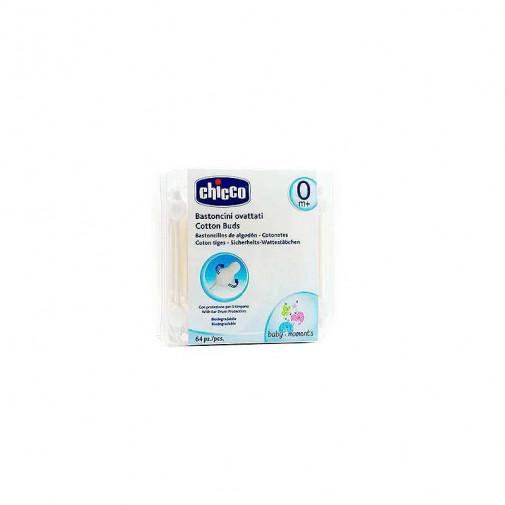 Bastoncillos Chicco Cotton Net Seg 64Ud