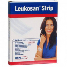 Leukosan Strip Apósito 6x38 mm 2 Unidades BSN Medical