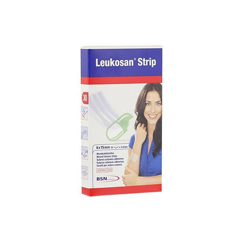 Leukosan Strip Apósito 6x75 mm 2 Unidades BSN Medical